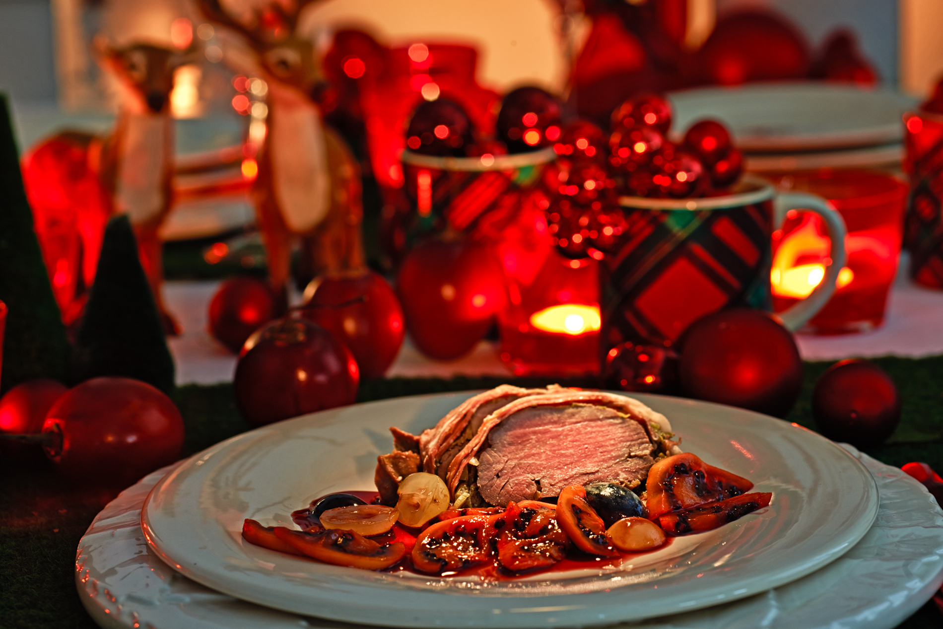 Rinderfilet mit Tamarillo-Tomaten-Ragout